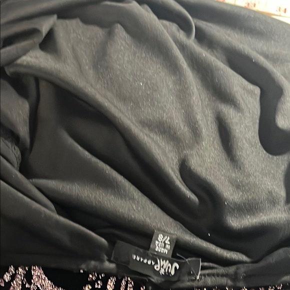 Jump Elegant Black and Bronze glittery formal Dress - stunning-Sz 7/8 - Picture 9 of 13